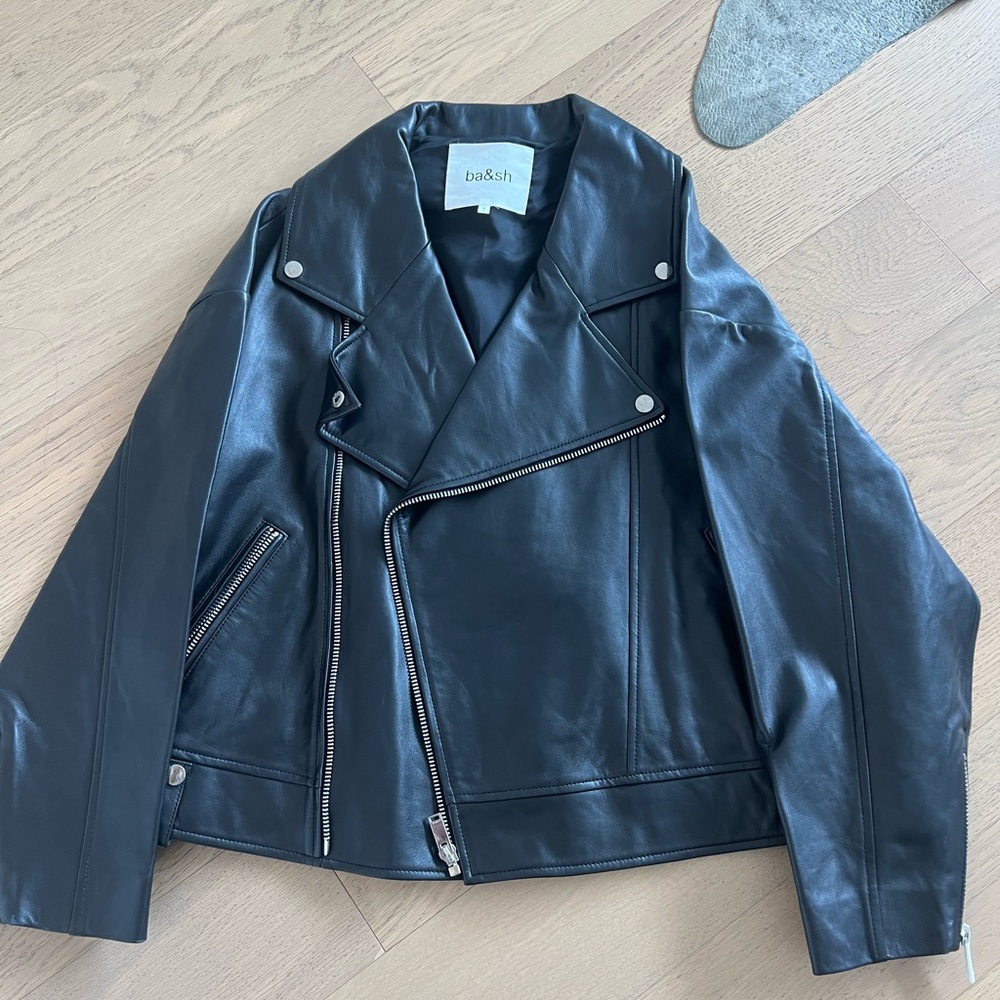 Ba&sh Leather Jacket